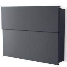 Radius Design Briefkasten Letterman 4 Anthrazit Grau Ral 7016 Verdecktes Schloss Moderner Wandbriefkasten Dunkelgrau Mit Bildern Briefkasten Design Briefkasten