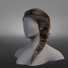 French Braid Mathilde Cannelle Lg On Artstation At Https Www Artstation Com Artwork Qa0lly Hair Reference French Braid Hair Styles