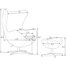 10 Dimensions Eg35 1 Jpg 1600 1600 Egg Chair Chair Design Sofa Design