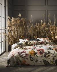essenza filou sand dekbedovertrekset 140 x 220 cm bloemen slaapkamer dekbedovertrek slaapkamer beddengoed