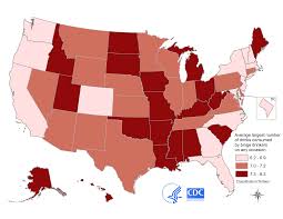 cdc data and maps alcohol