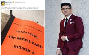 Spend a little time now for free register and you could benefit later. Zarul Dah Mula Sibuk Baca Skrip Drama Cik Serba Tahu Gempak