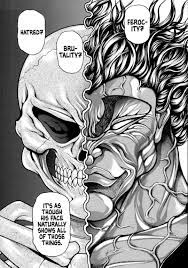 Yujiro's face is pure Skull, no muscles 💀 Why his masseter made if bones  ☠️ : r/Grapplerbaki