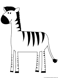 Zebra Coloring Pages | AMP Blogger design