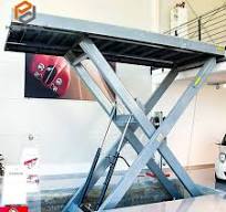 Double Platform Underground Hidden Scissor Car Lift