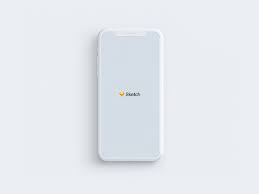 Download Free Iphone X Clay Sketch Mockup Free Iphone Iphone Mockup
