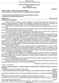 Subiecte bac 2021 romana rezolvate. Bac 2021 Subiectele È™i Baremul De La Limba È™i Literatura RomanÄƒ Primul Examen De Bacalaureat Din Sesiunea SpecialÄƒ Amintiri De La Junimea Din IaÈ™i De George Panu È™i Eseu Despre ParticularitÄƒÈ›ile