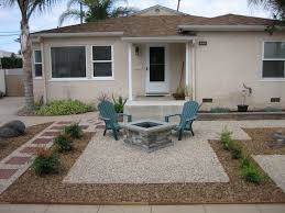 Dedign Yard With Pea Gravel And Bark Project Profile Sustainable Drought Tolerant Landscape Yard Landscaping Front Yard Patio Front Yard Landscaping Design