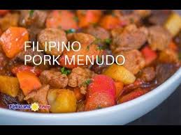 This Filipino Pork Menudo Recipe Is What I Use For Special Occasions It Is The Same Recipe That We Keep On Using Year A Recipes Pork Menudo Recipe Ube Recipes