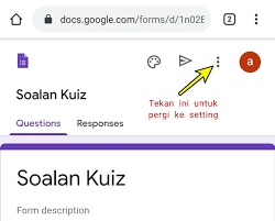 Setting Form Kuiz Pendidik2u