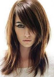 Zhenskie Strizhki Na Dlinnye Volosy S Chelkoj Strizhki Kaskad Bob Lesenka Kosaya Chelka Medium Length Hair Styles Long Layered Hair Medium Length Hair With Layers