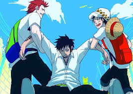 Law Luffy Kid One Piece Zuruckhaltend Personlichkeiten Haben Immer Durchgeknallte Freunde Franziskamal One Piece Funny One Piece Manga One Piece Anime