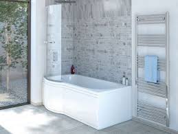 Viele dieser badewannen bieten eine aufgeweitete duschzone und gleich einen spritzschutz im paket dazu. Duschbadewanne 170x85 Cm L Mit Badewannenaufsatz Badewanne Mit Dusche