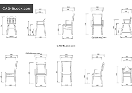 Regularly fillable library of dwg models that includes autocad files: Wooden Chairs Cad Blocks Free Download