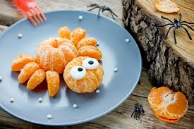 So a cutie is always a type of mandarin, but it's sometimes a clementine rather than a mandarin orange. Healthy Food Fun This Mandarin Orange Spider Is A Cutie Holidays 30seconds Food