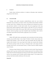 Antigen yang juga disebut imunogen adalah bahan yang dapat merangsang respon imun atau bahan yang dapat bereaksi dengan antibodi yang sudah ada tanpa memperhatikan kemampuannya untuk merangsang produksi antibodi. Doc Golongan Darah Pada Manusia Zhah Arifa Academia Edu