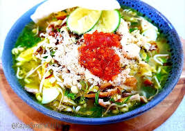 Amusingly, some have eggs in the photo but. Easiest Way To Make Favorite Soto Ayam Chicken And Bean Sprouts Soup The Tasty Menu