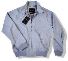 New Ben Sherman Mod Retro Harrington Jacket Storm Grey