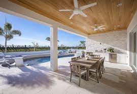 Resort Style Outdoor Living That Makes Life At Home Feel Like A Vacation Pictured Above The Isles At Lakewood Ran Luxury Homes Florida Home Outdoor Living