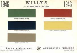 1946 S Jeep Cj2a Original Color