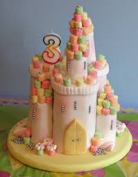6 prepared cupcakes (white liners) ½ cup wilton's black chocolate discs; Castle Cakes Decoration Ideas Little Birthday Cakes