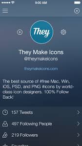Untitled Twitter App For Ios 7 From Dribbble Twitter App App Design Ios Design