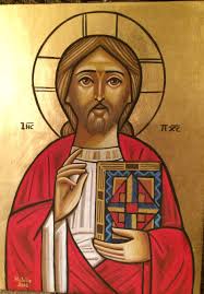 Jesus Christ Esos Pi Ekhrestos Coptic Icon Cartoon Network Art Jesus Christ Drawing Orthodox Icons