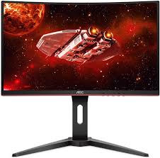 A 144hz monitor enriches all visual aspects of your pc display. Amazon Com Aoc Cq27g1 27 Curved Frameless Gaming Monitor Qhd 2k 1ms 144hz Freesync Displayport Hdmi Vga Height Adjustable 3 Year Zero Bright Dot Black Red Computers Accessories