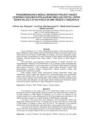 Check spelling or type a new query. Pdf Pengembangan E Modul Berbasis Project Based Learning Pada Mata Pelajaran Simulasi Digital Untuk Siswa Kelas X Studi Kasus Di Smk Negeri 2 Singaraja