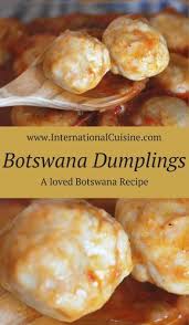 Botswana Matlebekwane Dumplings Recipe South African Dumpling Recipe African Cooking African Food