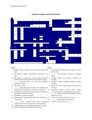 'insurance document' is a 17 letter phrase starting with i and ending with t crossword clues for 'insurance document' synonyms, crossword answers and other related words for insurance document policy we hope that the following list of synonyms for the word policy will help you to finish your crossword today. Health Insurance Crossword Pdf Health Insurance Vocabulary Crossword Puzzle Please Complete The Following Crossword Puzzle To Add In Words In The Course Hero