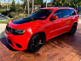 Maybe you would like to learn more about one of these? 2012 Jeep Grand Cherokee Srt8 New 2019 Trackhawk Body Upgrade Clean Gorgeous Red Exterior On Black Leather In Jeep Grand Cherokee Srt Cherokee Srt8 2012 Jeep