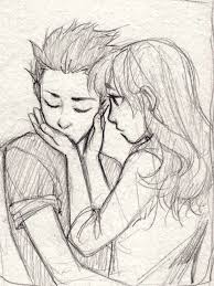 Anime Drawing Relationship Drawings Romantic Art Girl Drawing Sketches