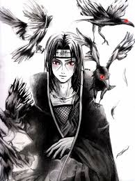 Itachi Uchiha And His Crows Wallpaper Sharingan Genjutsu Brother Love Sacrifice Selfless Tatuagens De Anime Tatuagem Do Naruto Itachi Uchiha