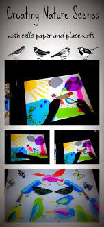 Creating Nature Scenes On The Light Table Light Table Light Box Activities Nature Scenes