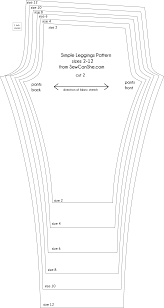 Basic Leggings For Girls Free Pattern And Tutorial Size