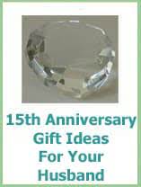 You can help them toast to 15 years together with a set of crystal champagne flutes. 15 Year Wedding Anniversary Gift Guide