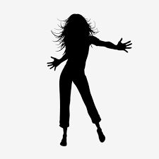 Chica Bailando Silueta Girl Silhouette Dance Silhouette Silhouette People