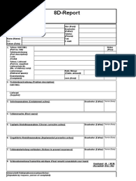 Despite its simple look, 8dreport.com offers power features that spreadsheets, regular 8d report templates and paper forms just don't have. 8d Report Xls