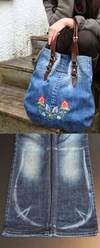 Pin By Rezzan Yilmaz On Kung Denim Crafts Jeans Bag Denim Ideas