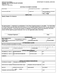/ free 9+ sample payroll advance forms in pdf | ms word. State Of California Hardship Salary Advance Fill Online Printable Fillable Blank Pdffiller