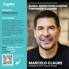 I'm thrilled to be a part of the Aspire Institute Distinguished Speakers  Series