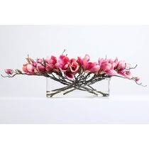Magnolia centerpiece silk flower arrangement. Magnolia Silk Flower Arrangements You Ll Love In 2021 Wayfair