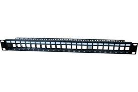 Panneau De Brassage Rj45 24 Ports Stp Vide Pour Insert Leroy Merlin