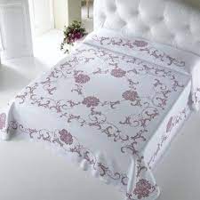 Copriletto Piquet Disegnato Cama Mesa E Banho Almofadas Cobertores
