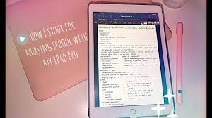 How I Study For Nursing School With My Ipad Pro Me Procrastinating Youtube Nursing School Ipad Pro Apps How I Take Notes