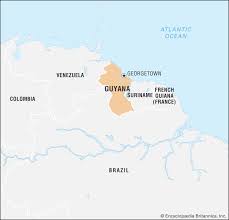Aunque es administrada por guyana, venezuela la reclama y la considera un área por delimitar. Guyana Language People Oil Discovery Britannica