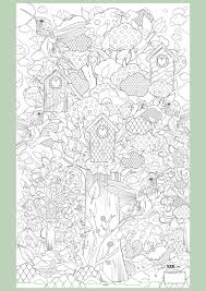 Supersized Colouring Picture In The Forest Mandala Kleurplaten Kleurplaten Kleurboek