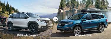 Pilot, you can notice that pilot works better for a large family as it can set 8 members comfortably. 2021 Honda Passport Vs Pilot Suv Price Seating Capacity Dimensions Mpg