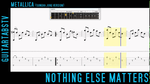 Touch device users, explore by. Metallica Nothing Else Matters Fingerstyle Guitar Tabs Sungha Jung Youtube